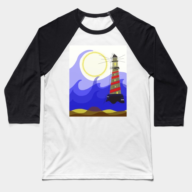 Faro Baseball T-Shirt by GalartCreations